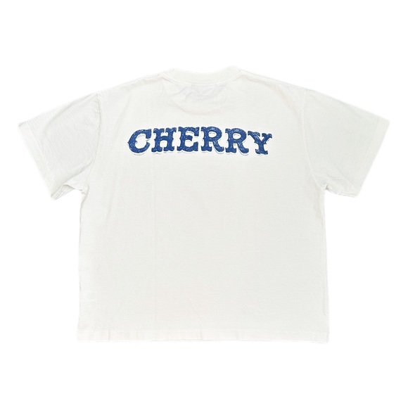 Cherry LA Valentine’s Day Mt. Fuji Boxy Tee (Cream) Size XS SOLD OUT - Picture 2 of 9